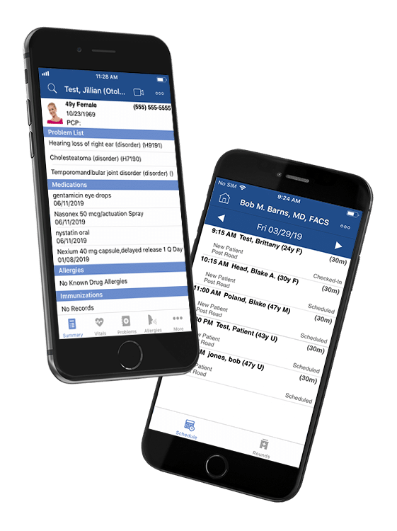 ENTChoice mobile display