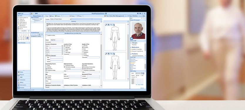 pain management ehr