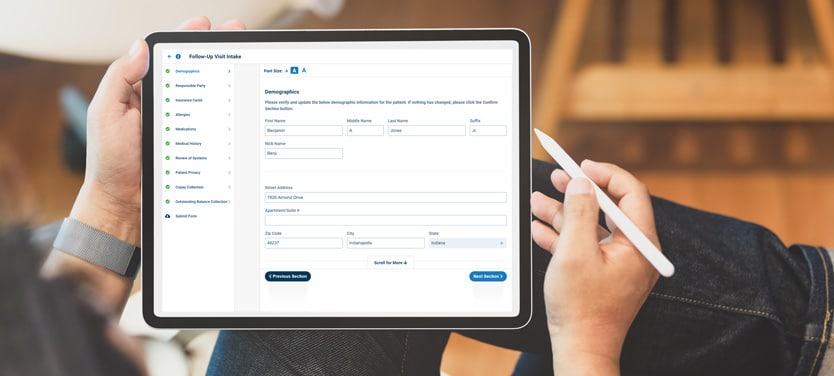 Digital Patient Intake