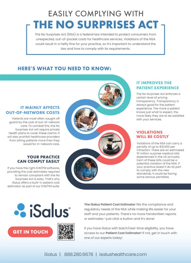 iSalus | No Surprises Act