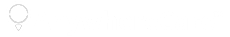 Anywhere Care Logo White